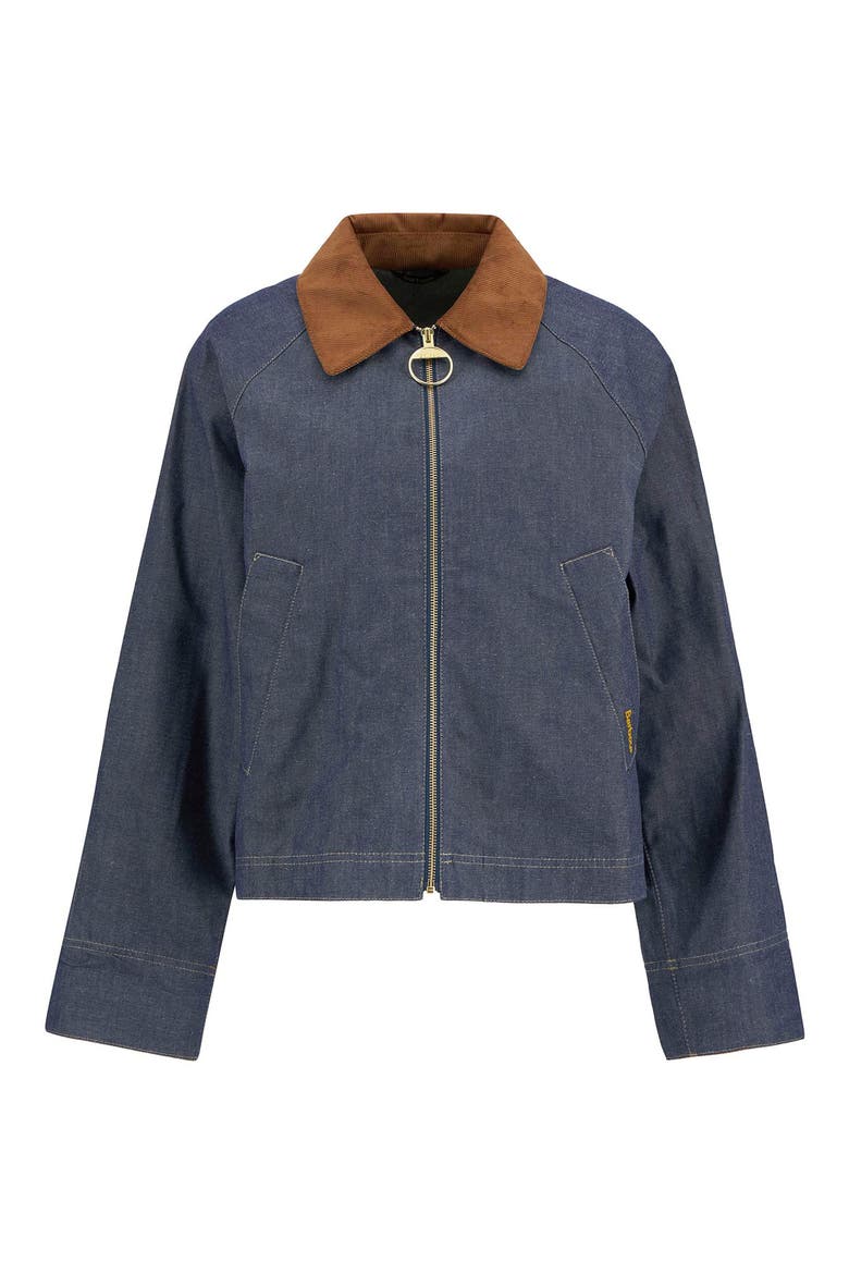 Freckleton Denim Swing Jacket, Alternate, color, INDIGO / DRESS