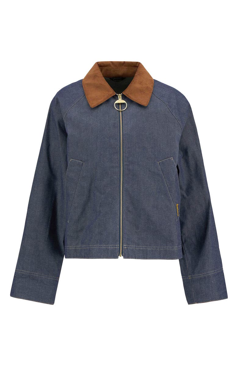 Barbour Freckleton Denim Swing Jacket, Alternate, color, Indigo / Dress
