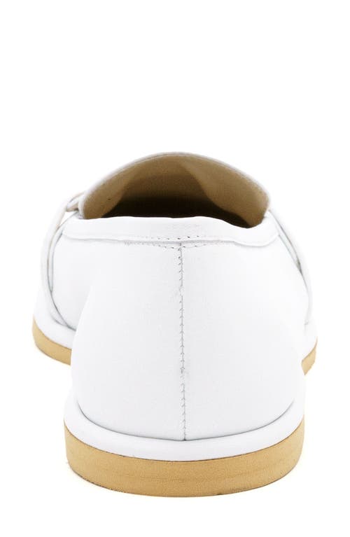 Amalfi By Rangoni Generosa Penny Loafer In Bianco Vapor