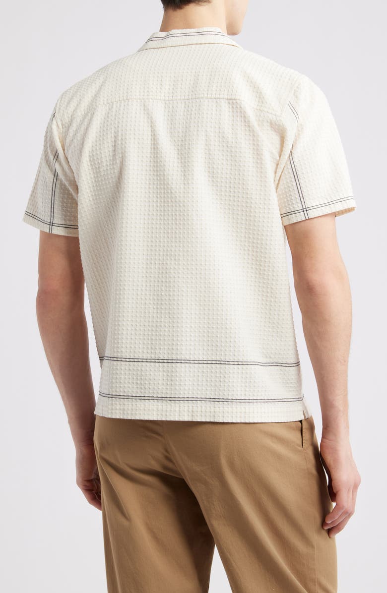 Percival Sicily Camp Shirt, Alternate, color, Ecru