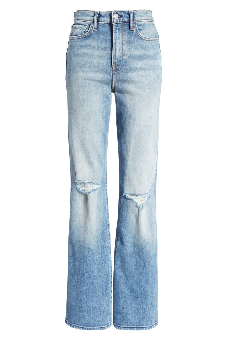 Easy Ripped Bootcut Jeans, Alternate, color, VENTURA BLOWNOUT KNEES