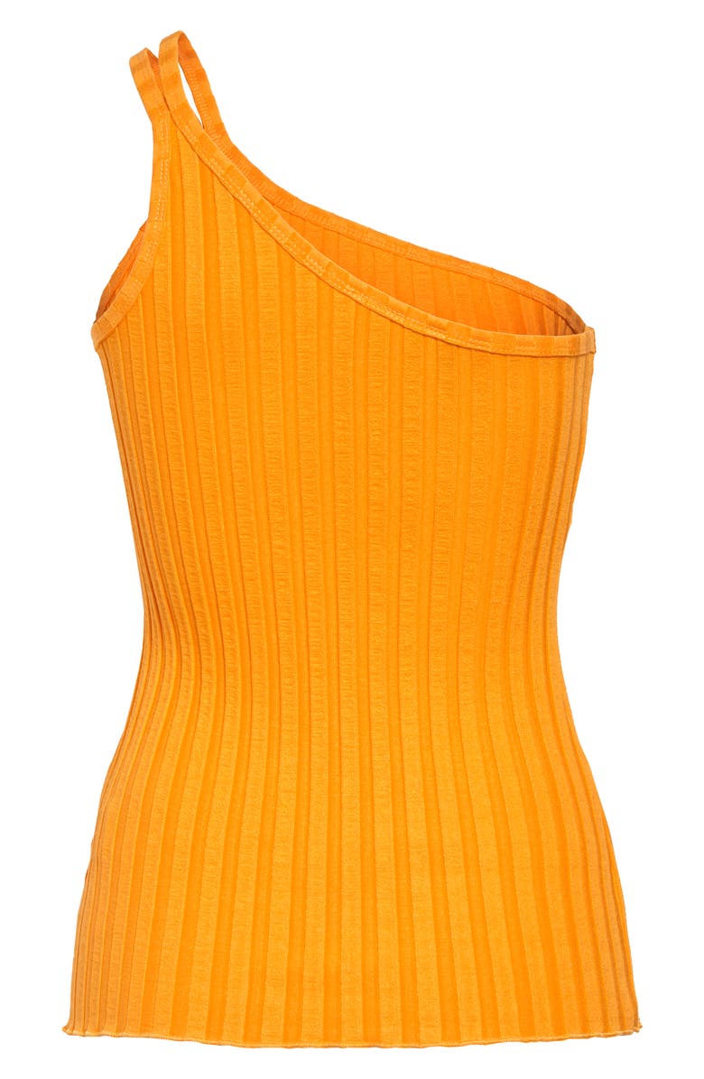 Simon Miller Capilla Ribbed One-Shoulder Tank Top, Alternate, color, 