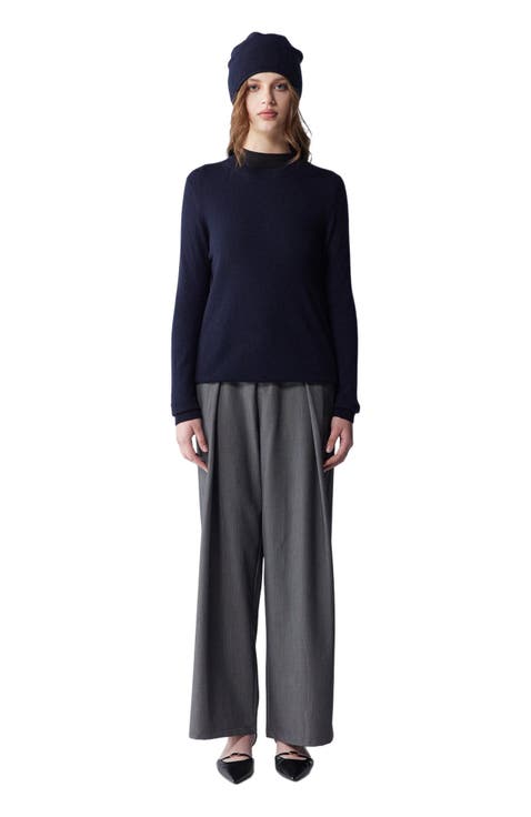 $99 Cashmere Hat & Sweater Set