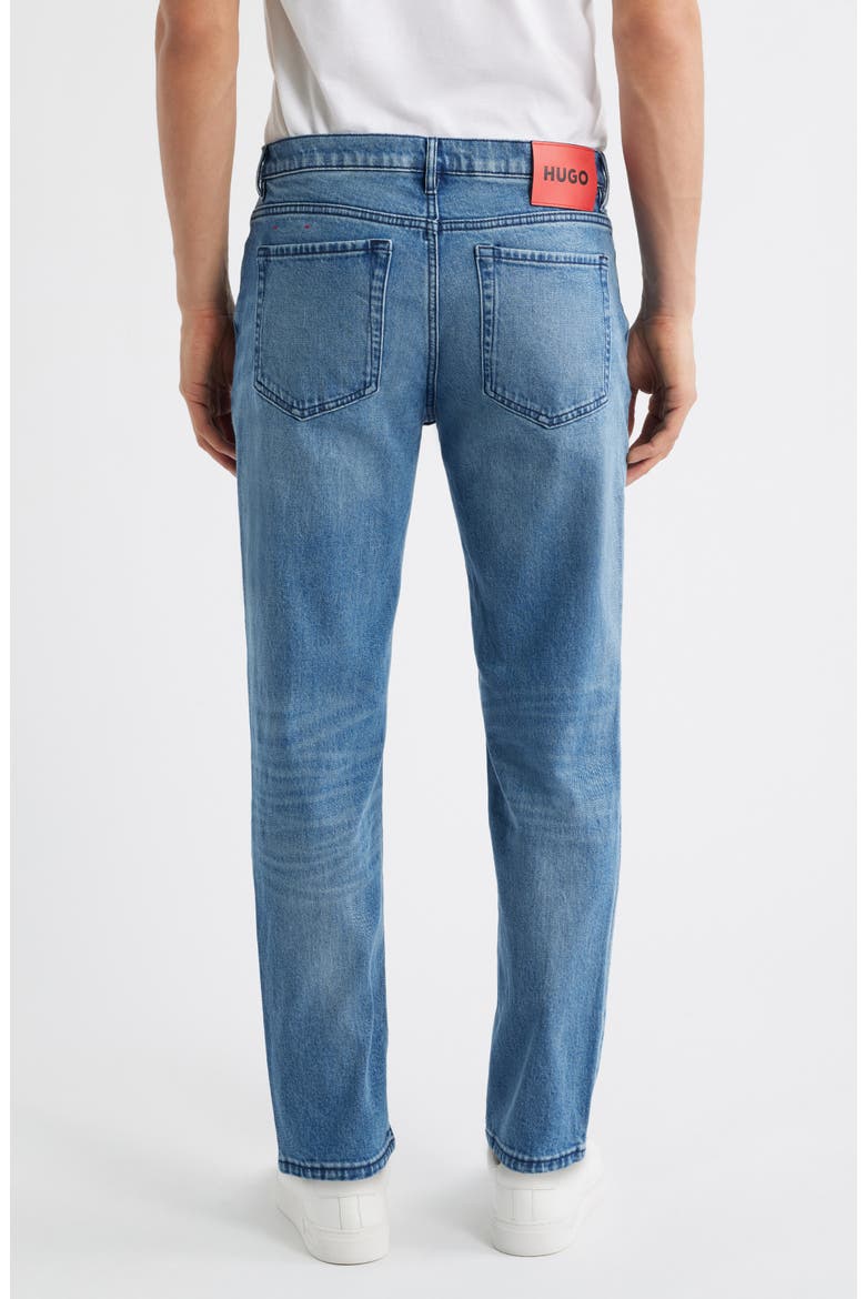 Slim Straight Leg Jeans, Alternate, color, MEDIUM BLUE