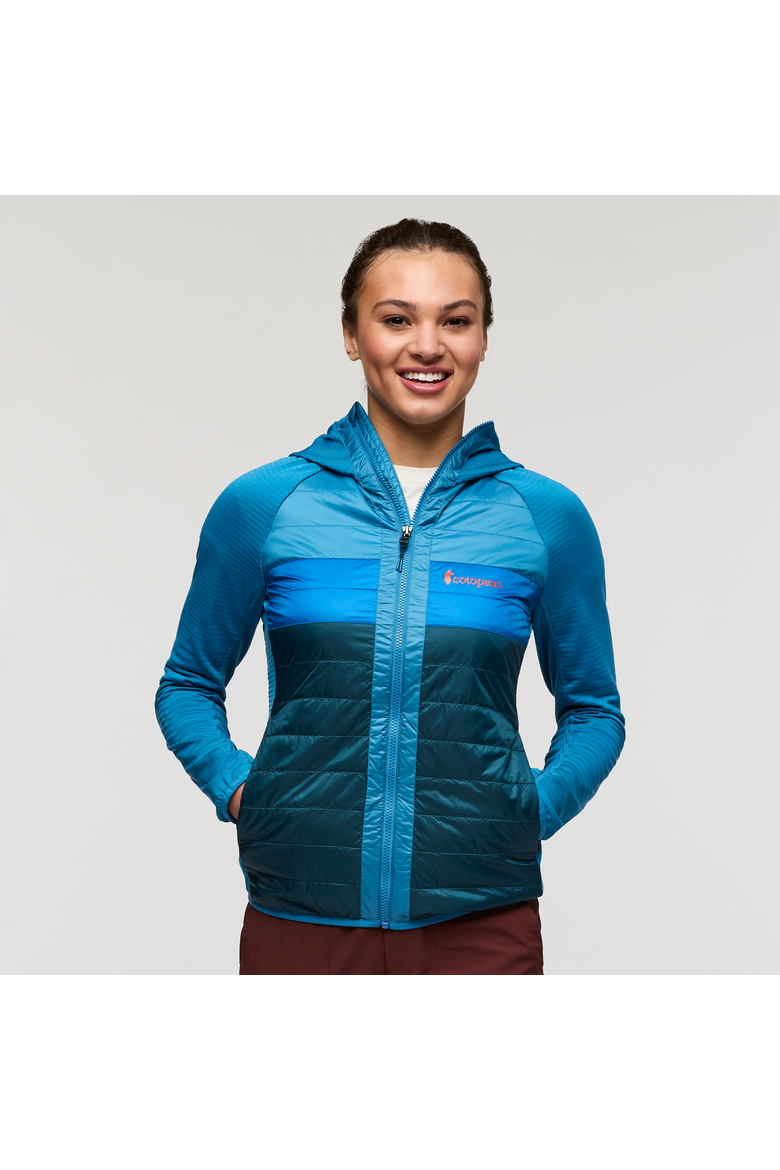 Capa Hybrid Insulated Hooded Jacket - Women's, Main, color, Lake/Abyss