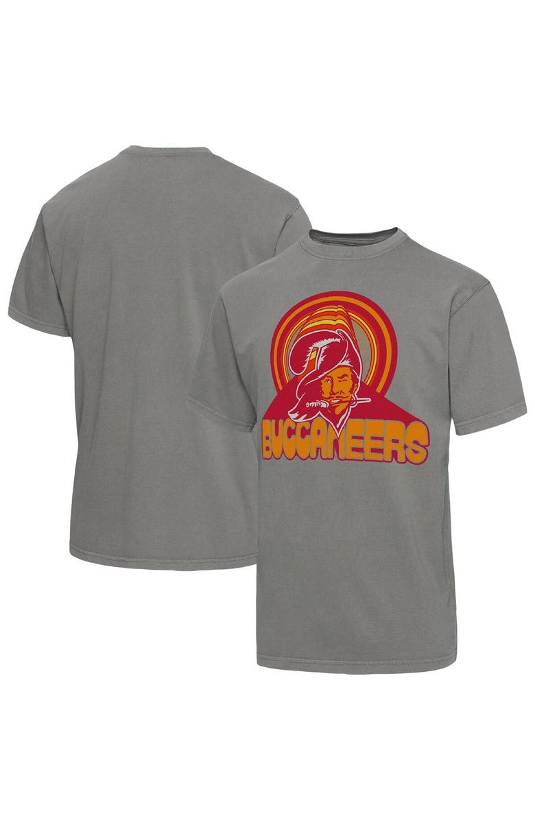 Junk Food Men's Junk Food Graphite Tampa Bay Buccaneers Wonderland Infinity Vibe T-Shirt, Main, color, Graphite