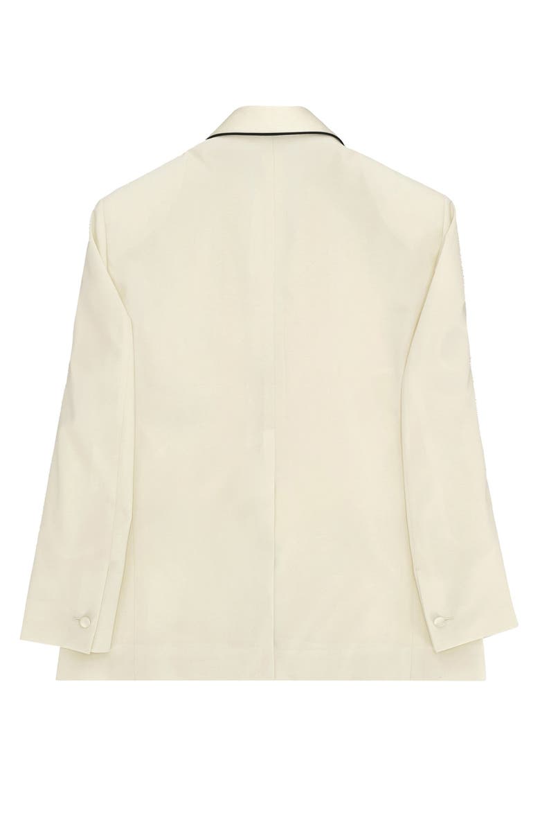 Fortela Fresco Wool Single-Breasted Tuxedo Suit, Alternate, color, Ecru