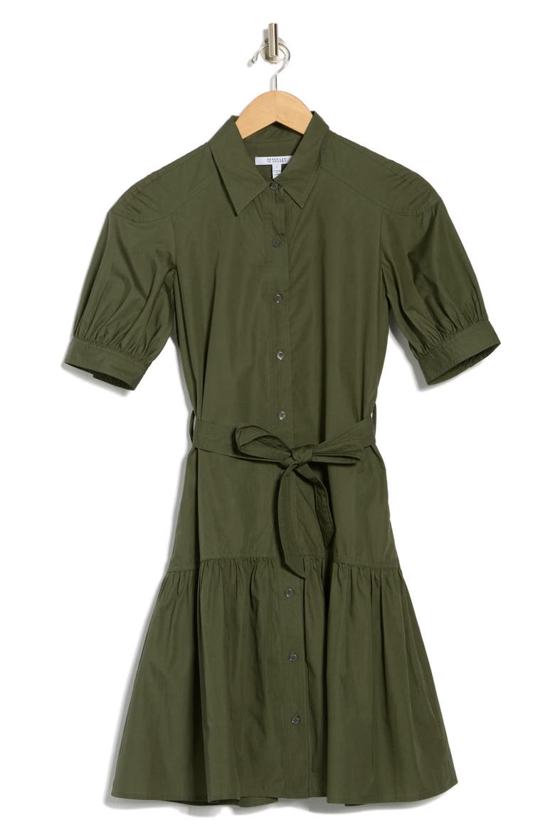 Luma Cotton A-Line Shirtdress, Alternate, color, HUNTER