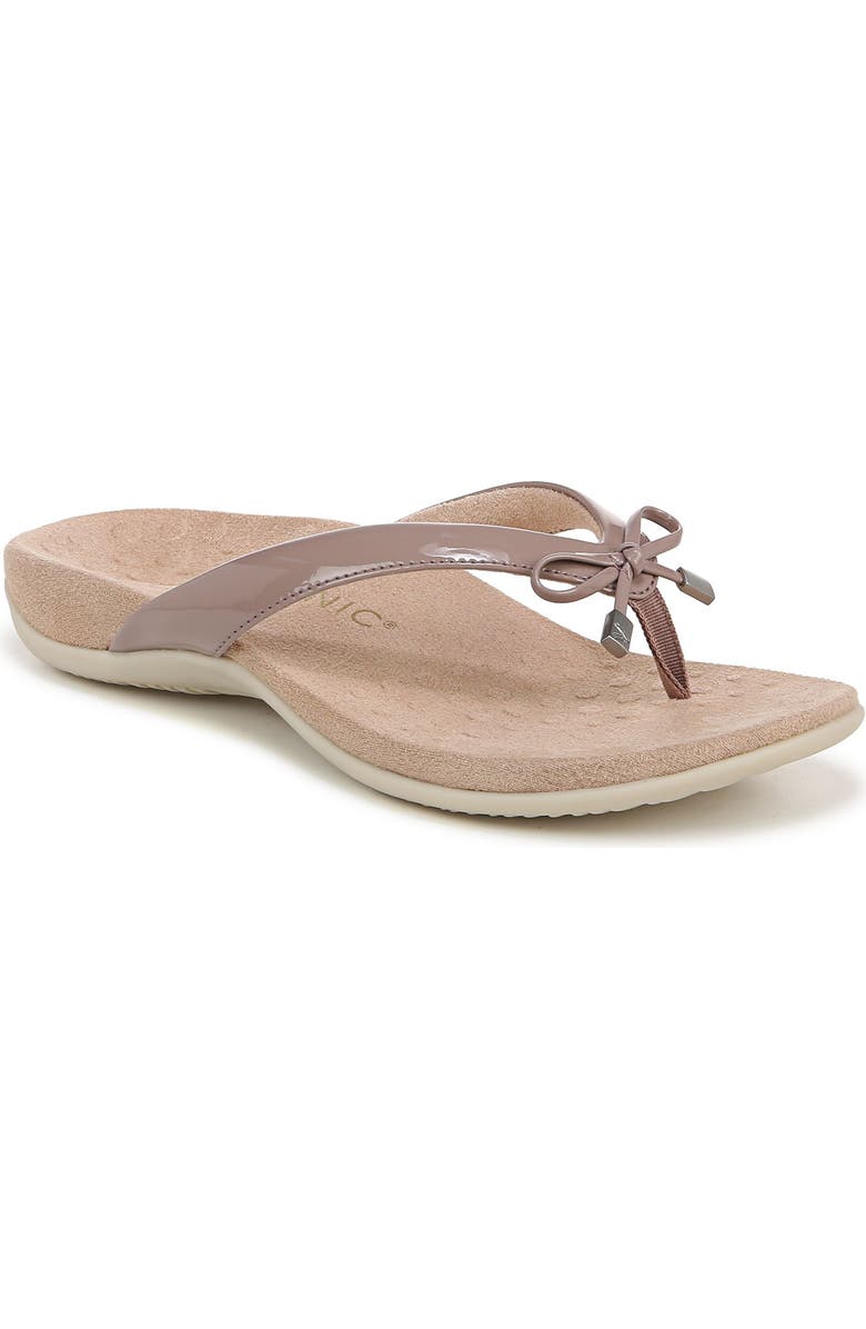 Vionic Bella II Flip Flop, Main, color, Magnolia Dusk Patent