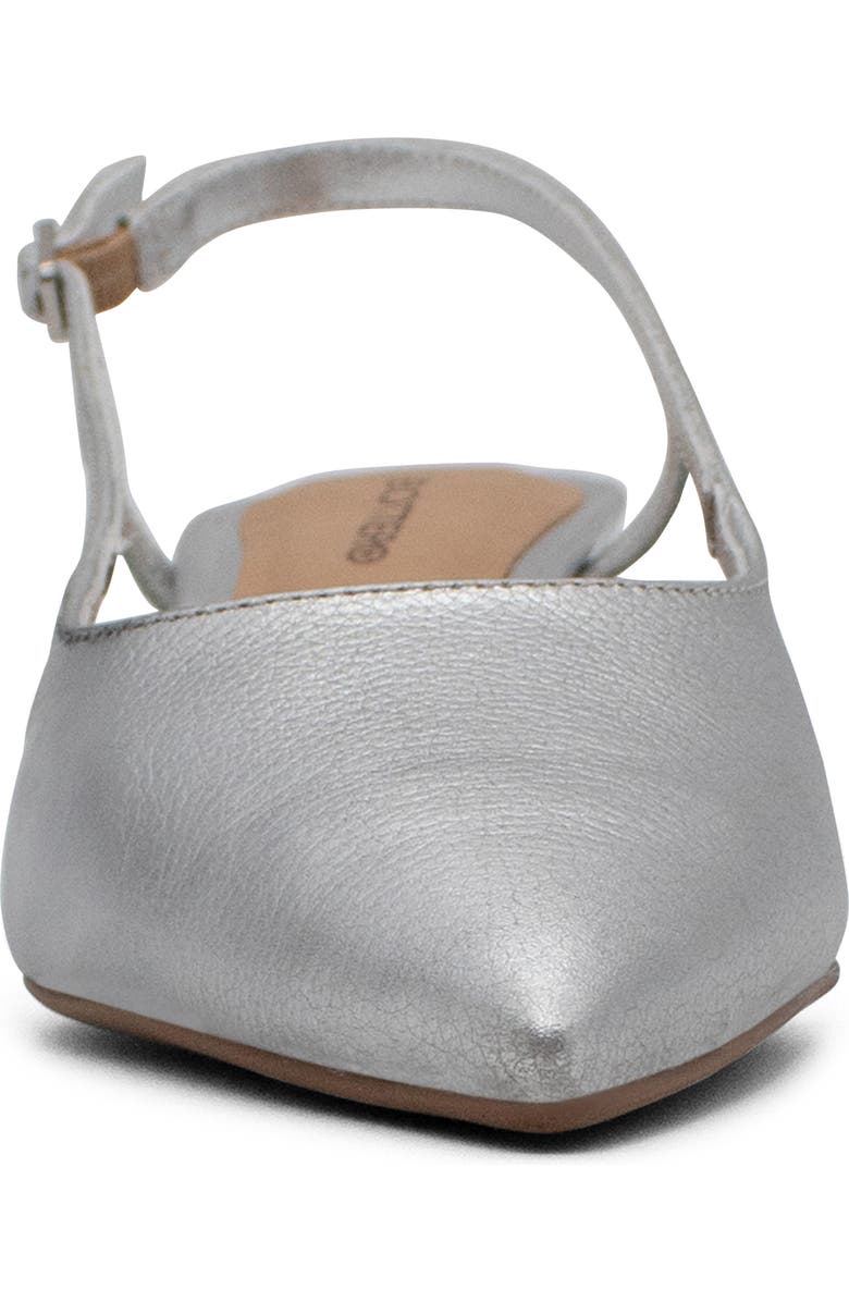 Bottero Botolivia Legacy Pointed Toe Slingback Pump, Alternate, color, Prata