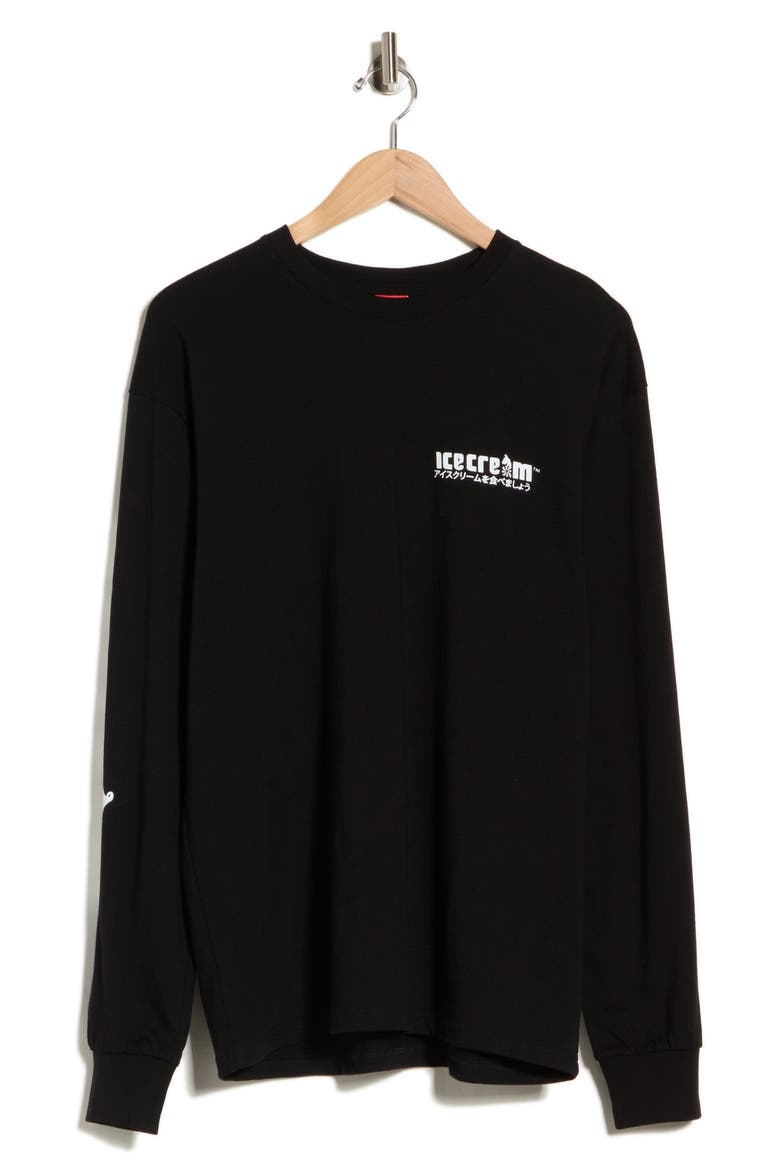The Truck Long Sleeve Graphic T-Shirt, Alternate, color, BLACK
