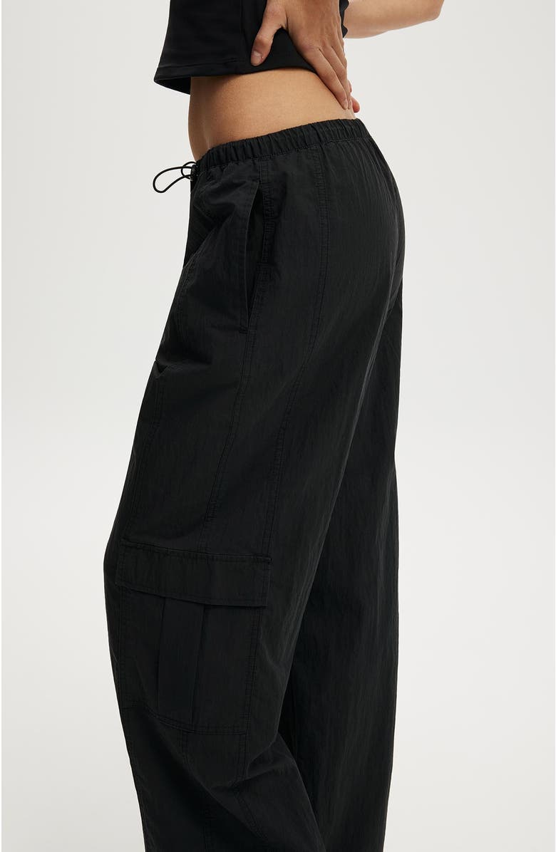 COTTON ON BODY Women's Active Woven Utility Pant, Alternate, color, Black