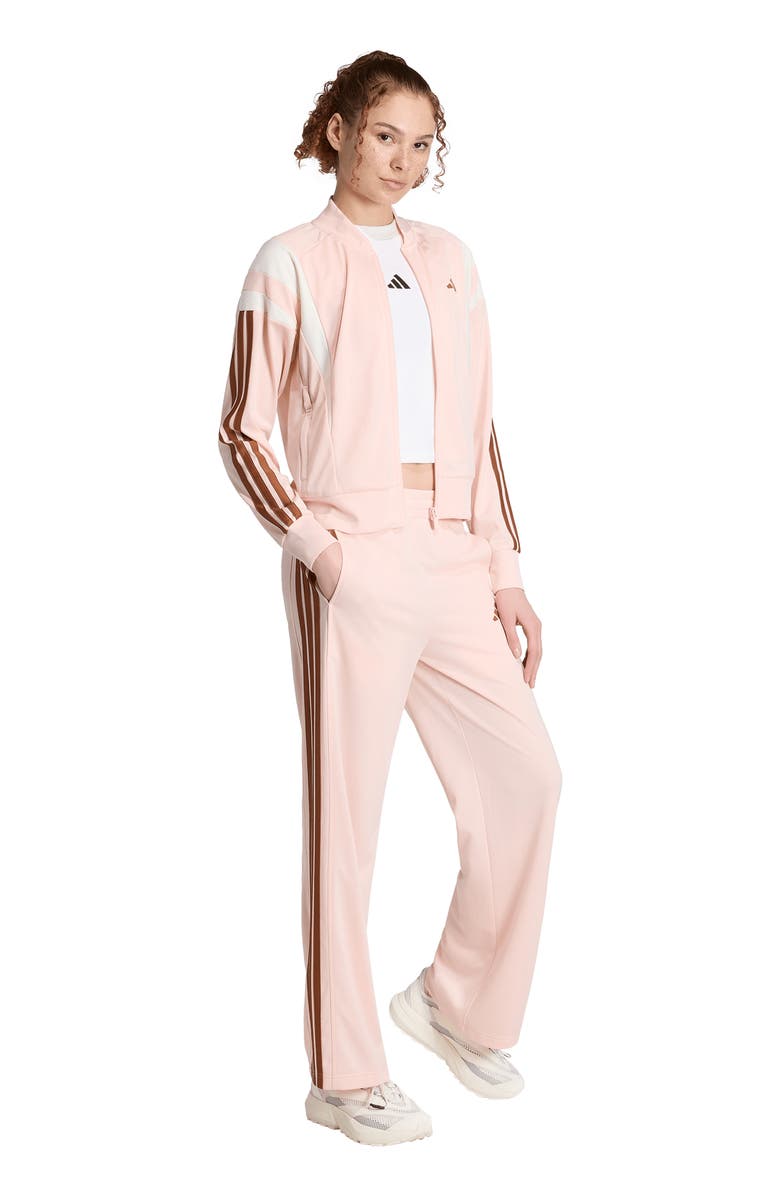adidas 3-Stripes Fashion Track Pants, Alternate, color, Blush Pink/ Dusky Bronze