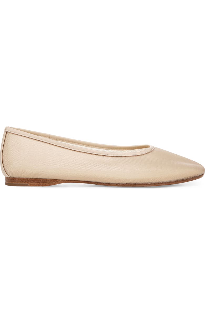 Vince Leah Mesh Ballet Flat, Alternate, color, Birchsand
