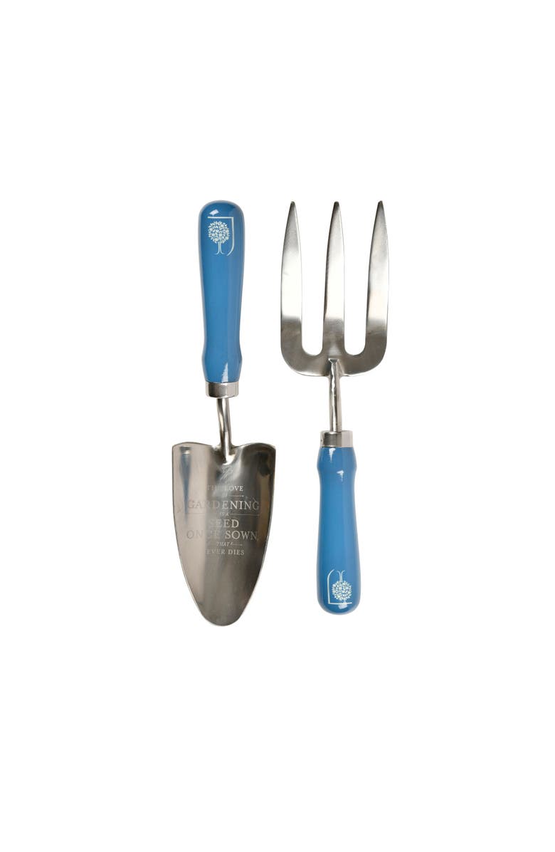 Burgon & Ball British Meadow Trowel & Fork Set, Main, color, Blue