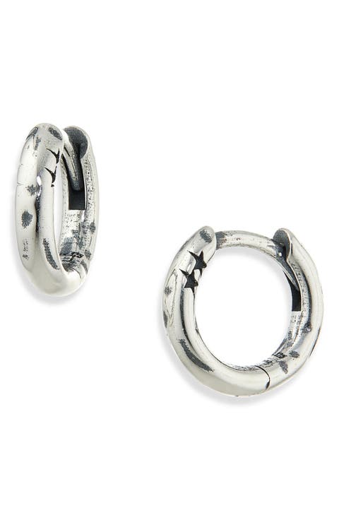Men's Slim Hoop Earrings