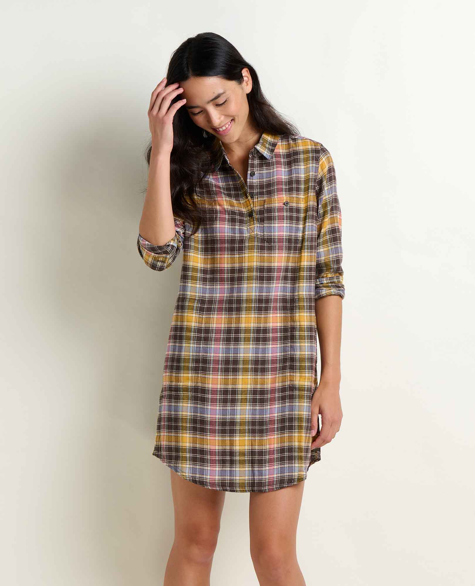 Toad And Co Toad & Co Re-form Popover Long Sleeve Dress