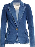 L'AGENCE Baldwin Denim Blazer
