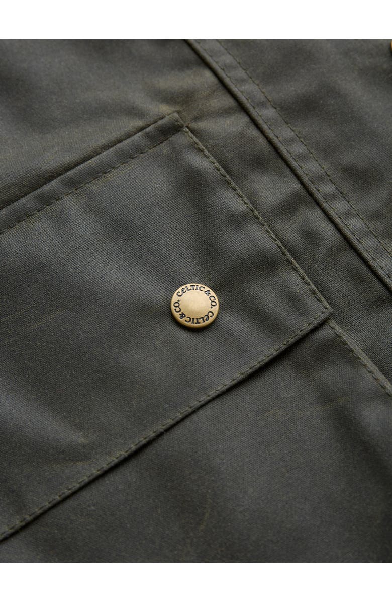 Celtic & Co. Raglan Waxed Cotton Jacket, Alternate, color, 
