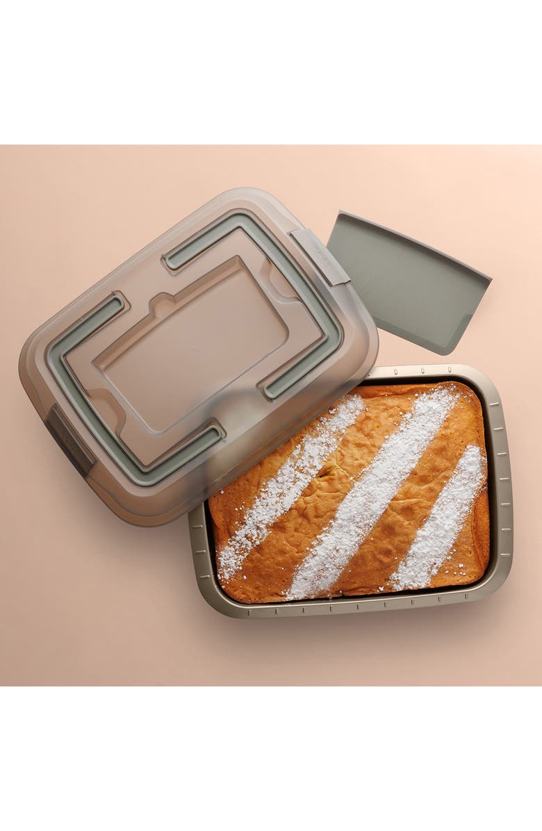 BergHOFF Leo Balance Covered Cake Pan Set, Alternate, color, Golden