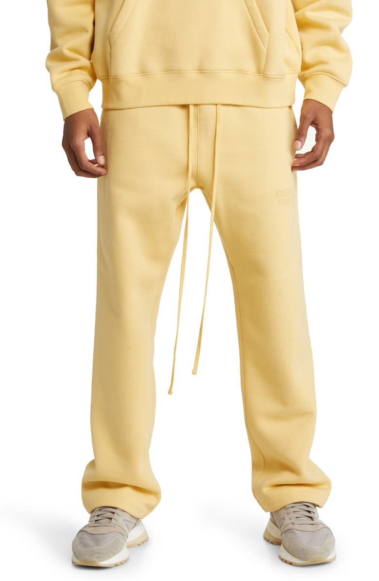 Fear of God Essentials Relaxed Cotton Blend Drawstring Sweatpants, Main, color,