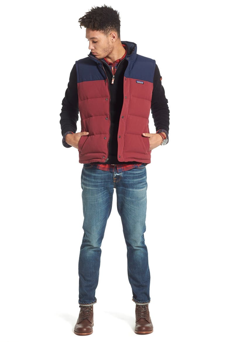 'Bivy' Water Repellent Traceable 600 Fill Power Down Vest, Alternate, color, FORGE GREY/ BLACK