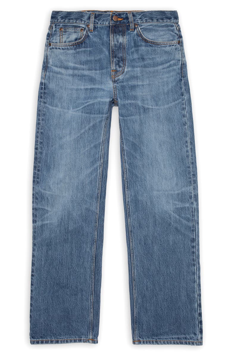 Nudie Jeans Tuff Tony One Wash Wide Leg Loose Fit Jeans, Alternate, color, Basement Tracks