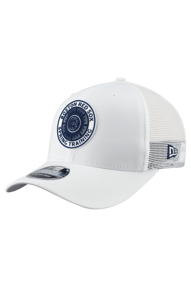 Men's New Era  White Boston Red Sox 2026 Spring Training Fan Pack 9SEVENTY Adjustable Trucker Hat, Main, color, White