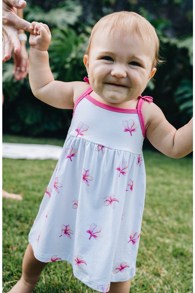 Plumeria Dress & Bloomers, Alternate, color, PINK