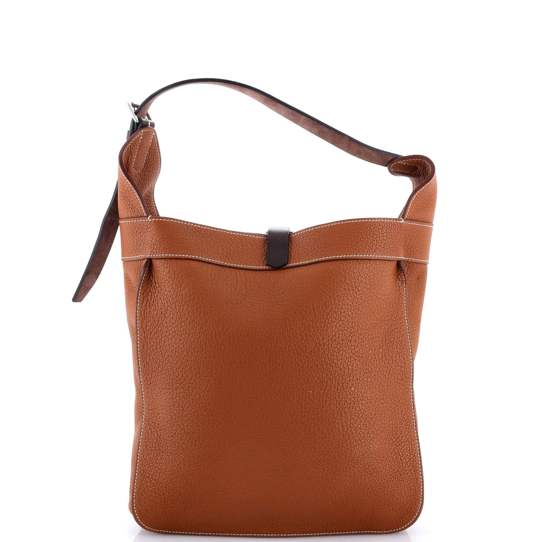 Pre-Owned Hermes Marwari Bag Clemence PM, Alternate, color, Gold