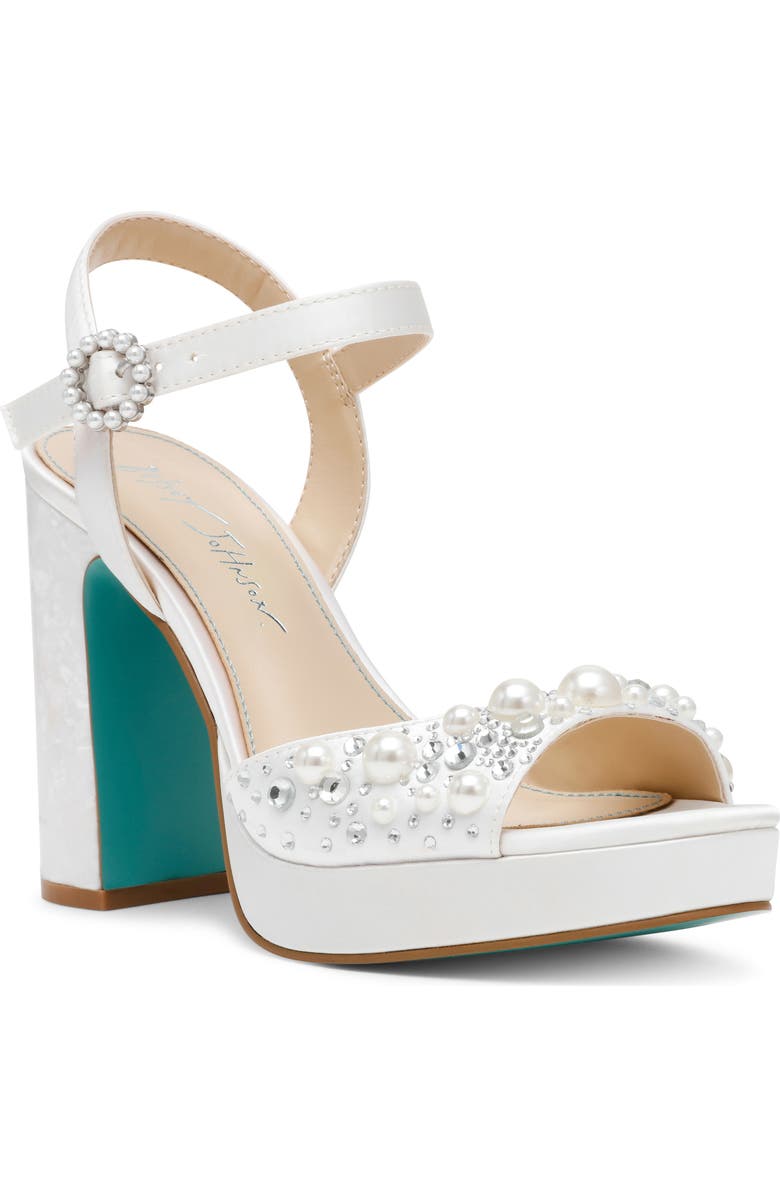 Betsey Johnson Avian Platform Sandal, Main, color,
