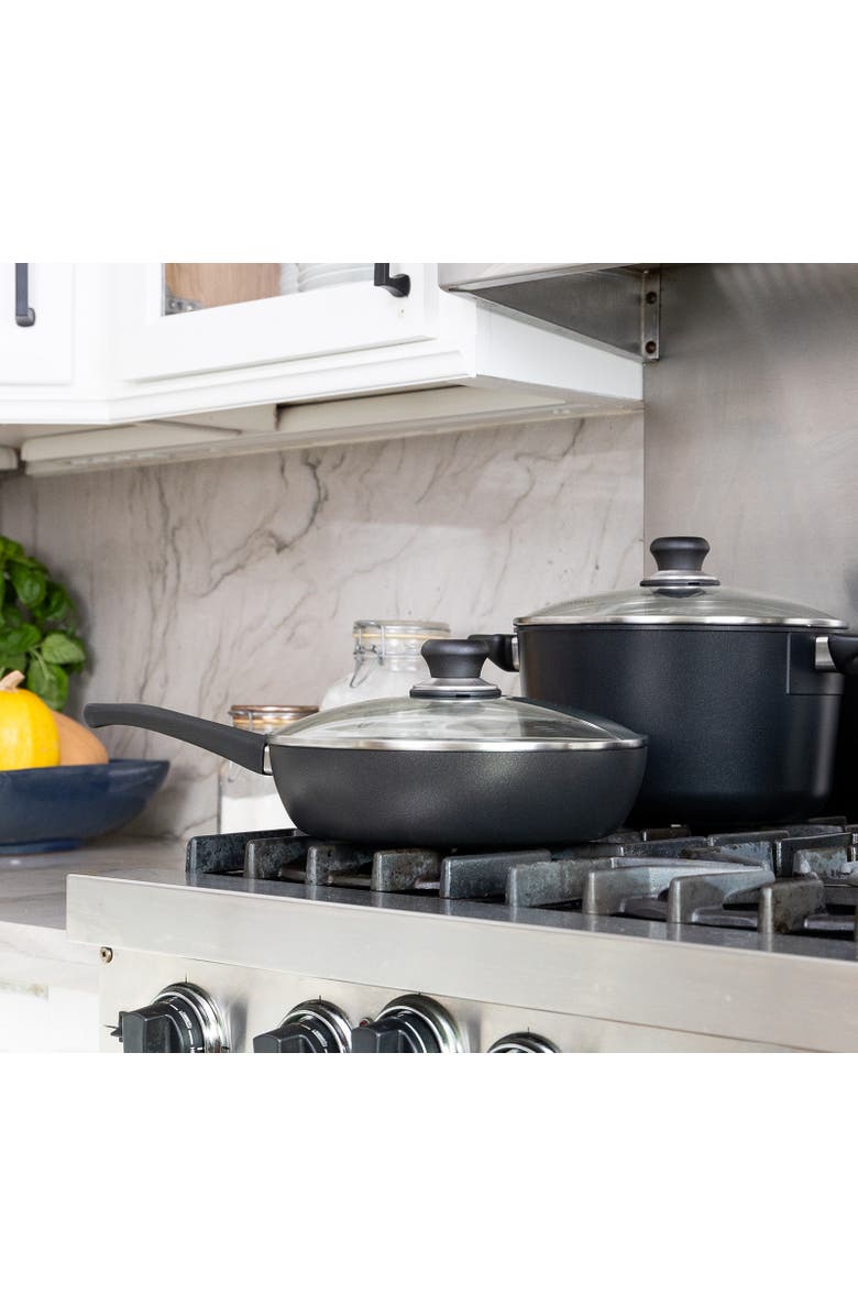 Scanpan Classic 10-1/4 Inch Saute Pan W/Lid, Alternate, color, Black
