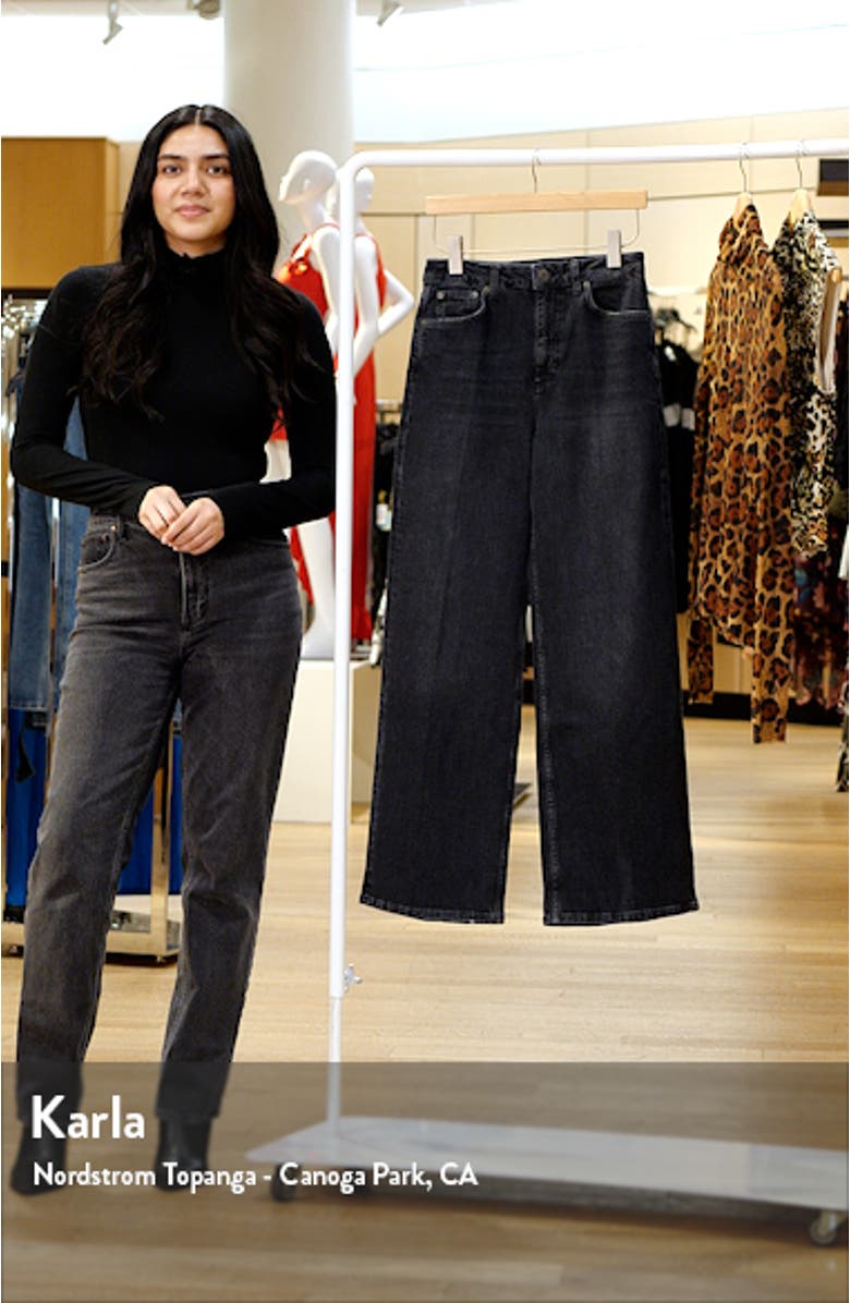 Getty High Waist Wide Leg Jeans, sales video thumbnail