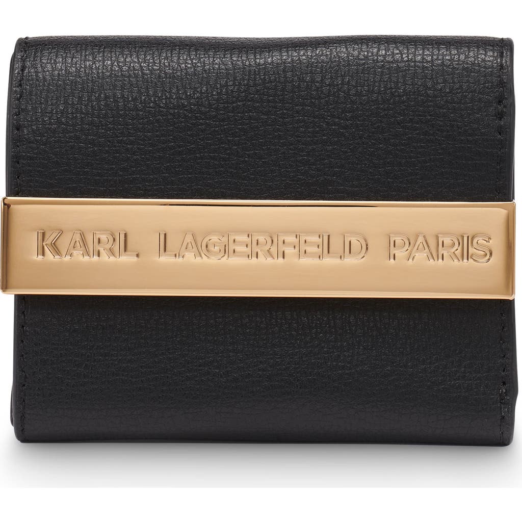 Karl Lagerfeld Paris Jacqueline Wallet In Burgundy