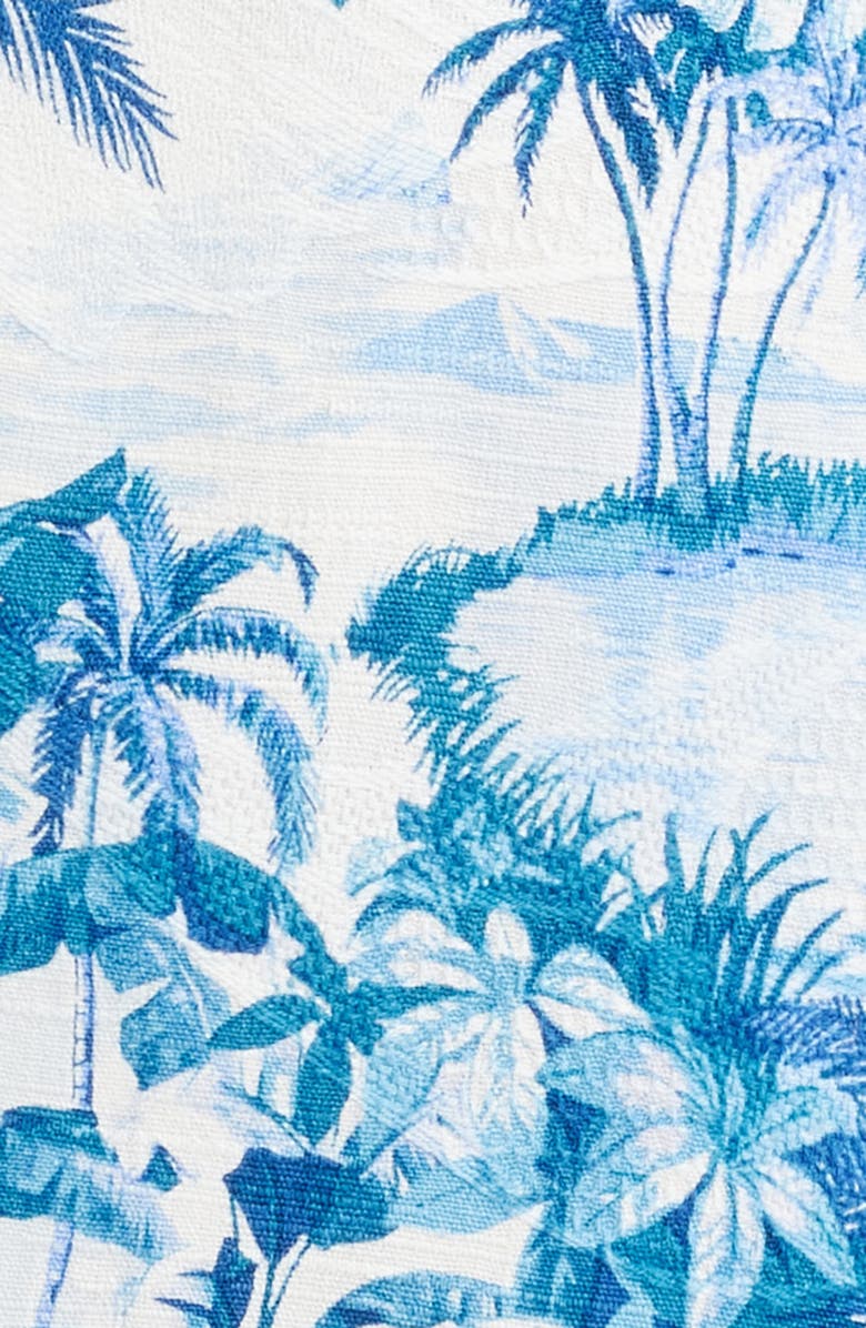 Tommy Bahama Hidden Horizons Silk Jacquard Camp Shirt, Alternate, color,