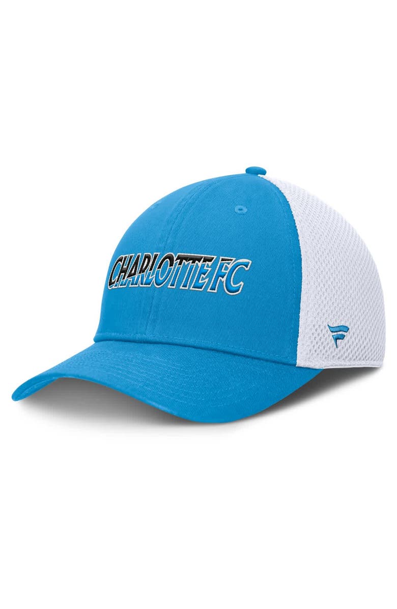 FANATICS Men's Fanatics Blue Charlotte FC Rocket Flex Hat, Main, color, Blue