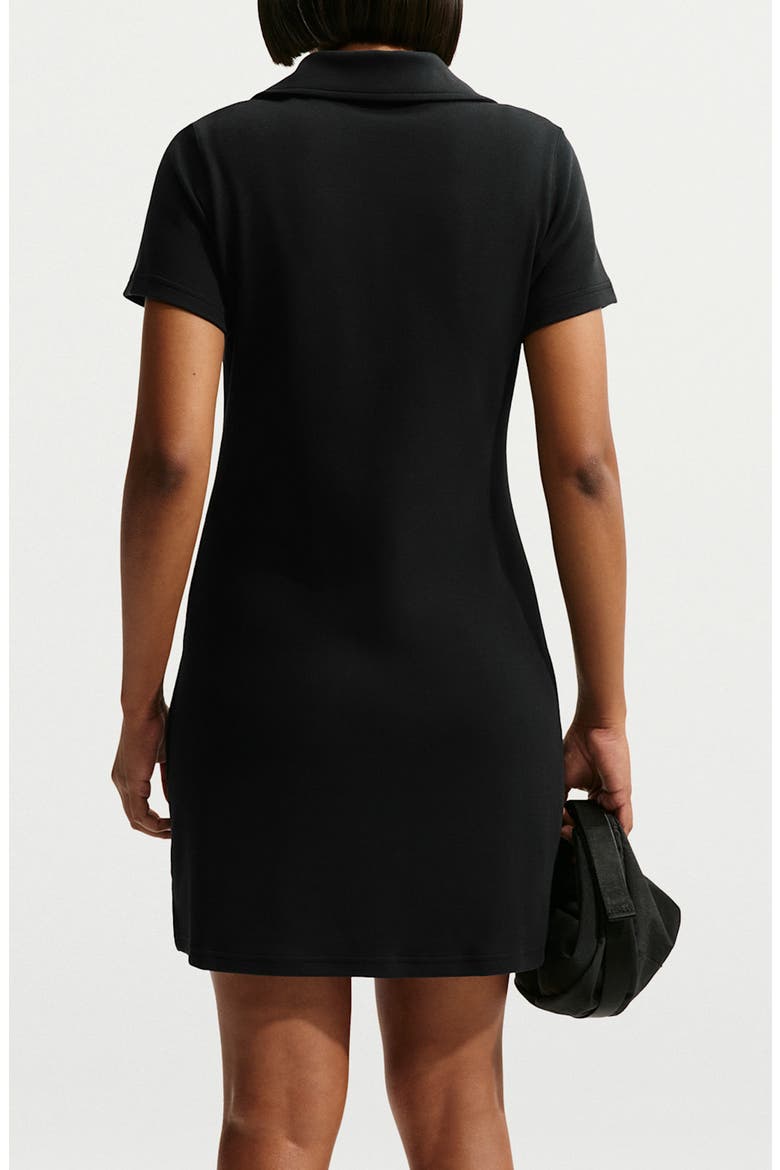 Polo Dress, Alternate, color, BLACK/ WHITE