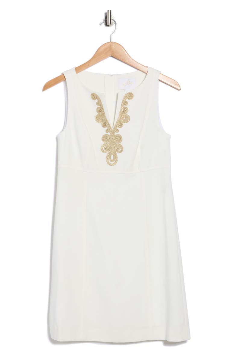 Trini Shift Dress, Alternate, color, RESORT WHITE