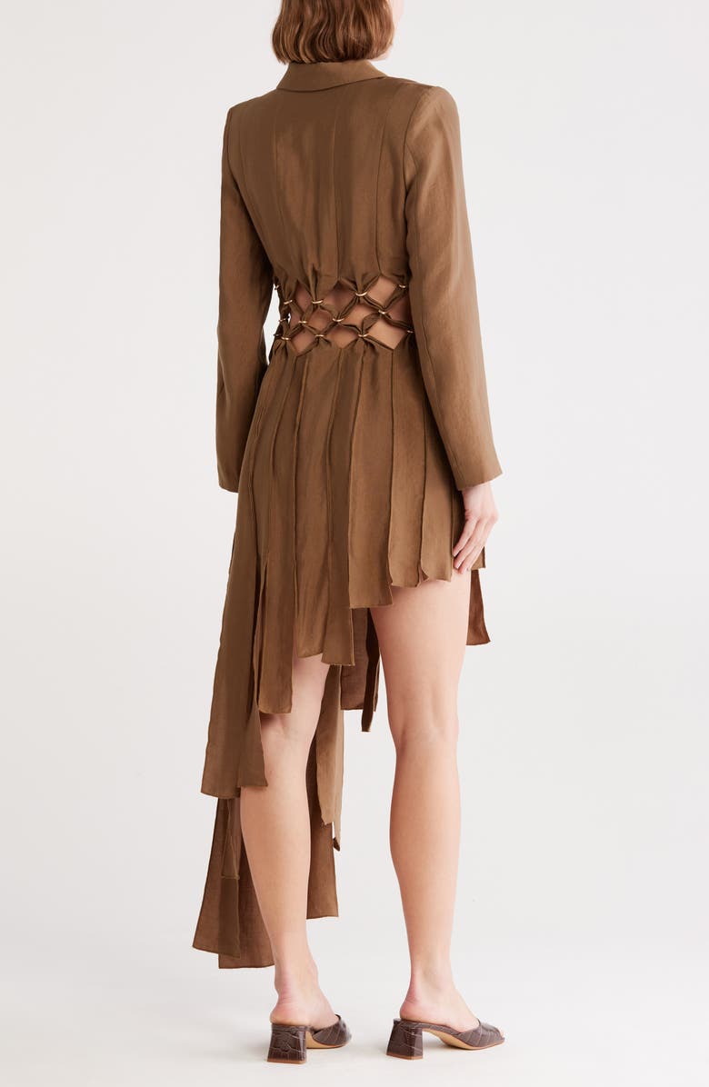 Cult Gaia Elana Long Sleeve Midi Dress, Alternate, color,