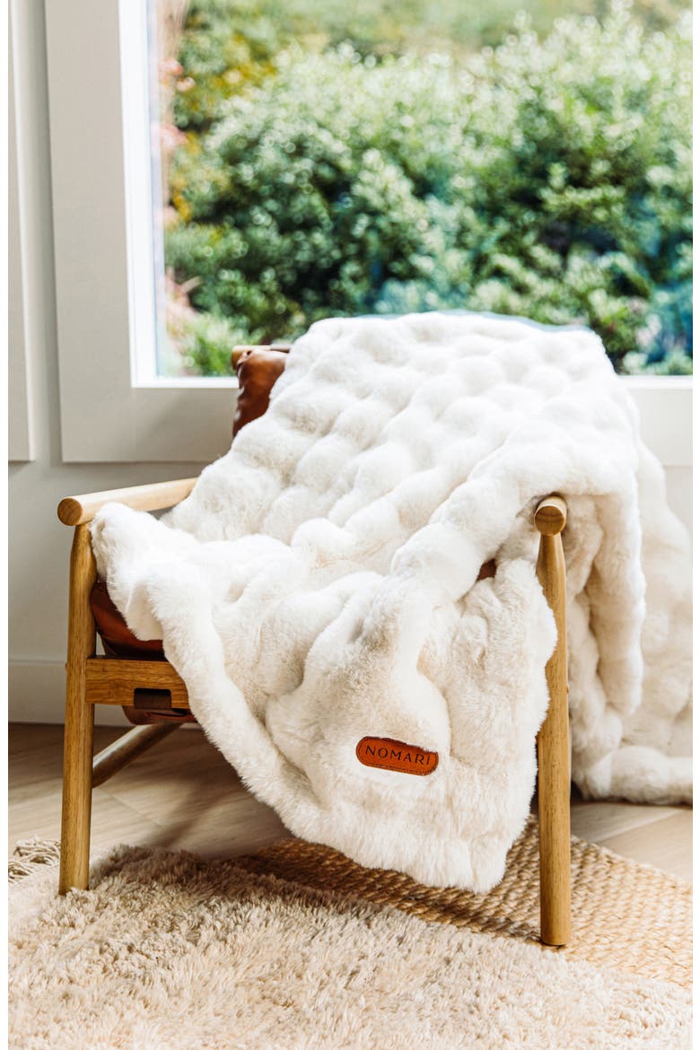Cloudscape Throw Blanket, Alternate, color, WISPY WHITE
