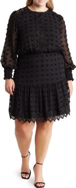 BY DESIGN Rina Lace Long Sleeve Dress