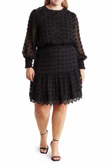 BY DESIGN Rina Lace Long Sleeve Dress