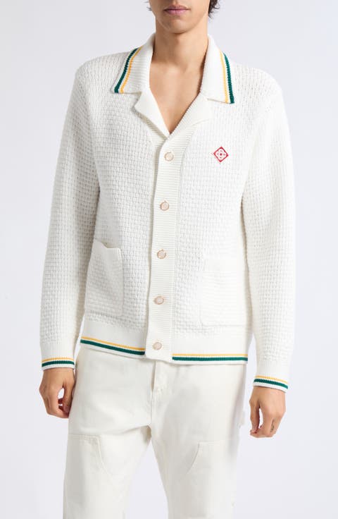 Embroidered Cotton Cardigan