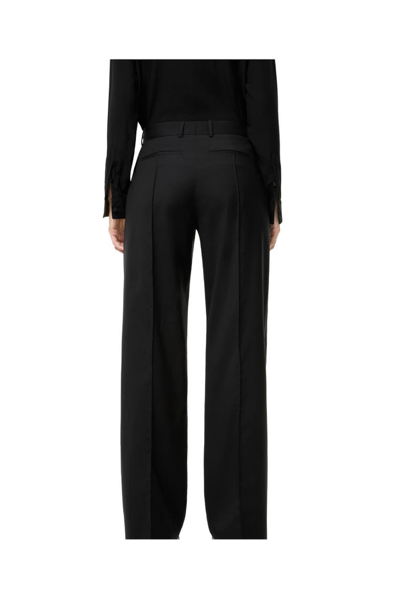 Wool Tailored Trousers, Alternate, color, Black