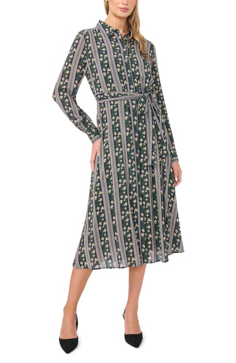 Sloan Long Sleeve Midi Shirtdress