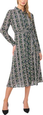 Ted Baker Sloan Long Sleeve Midi Shirtdress