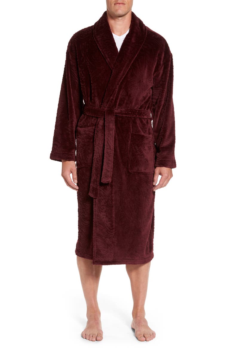 Midtown Robe, Main, color, BURGUNDY PAISLEY