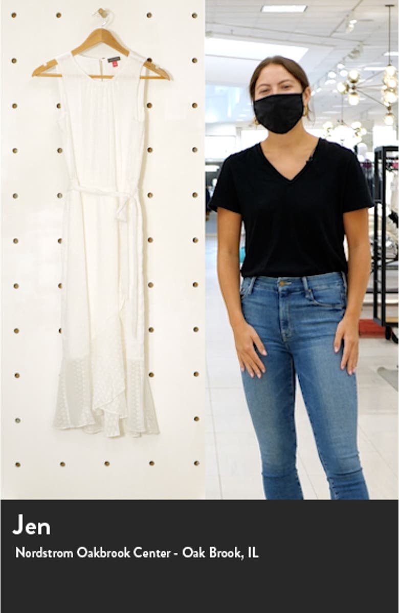 Asymmetrical Ruffle Sleeveless Midi Dress, sales video thumbnail