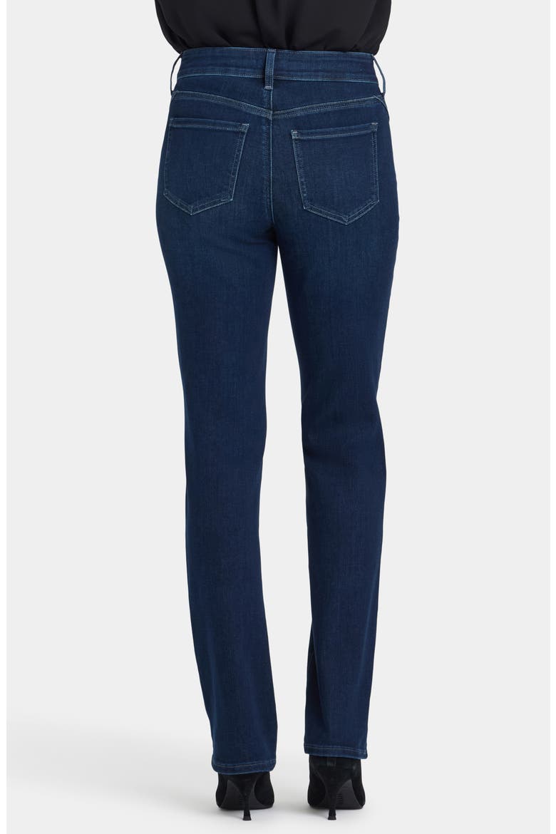 Marilyn Paneled Seam Straight Leg Jeans, Alternate, color, BLACKEN BLUE