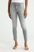 AG Farrah High Waist Raw Hem Ankle Skinny Jeans